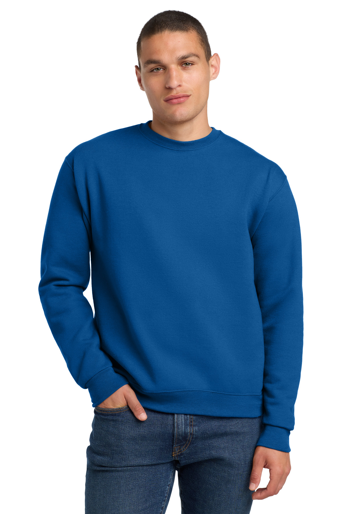 Jerzees Super Sweats NuBlend - Crewneck Sweatshirt. 4662M