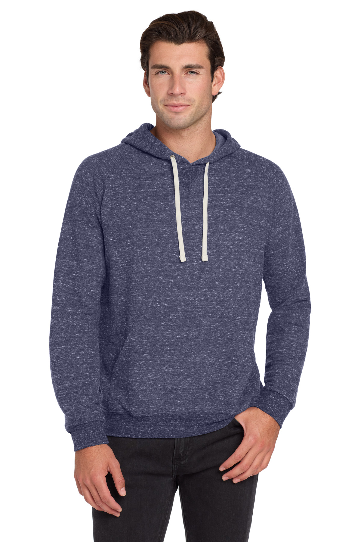 Jerzees Snow Heather French Terry Raglan Hoodie 90M