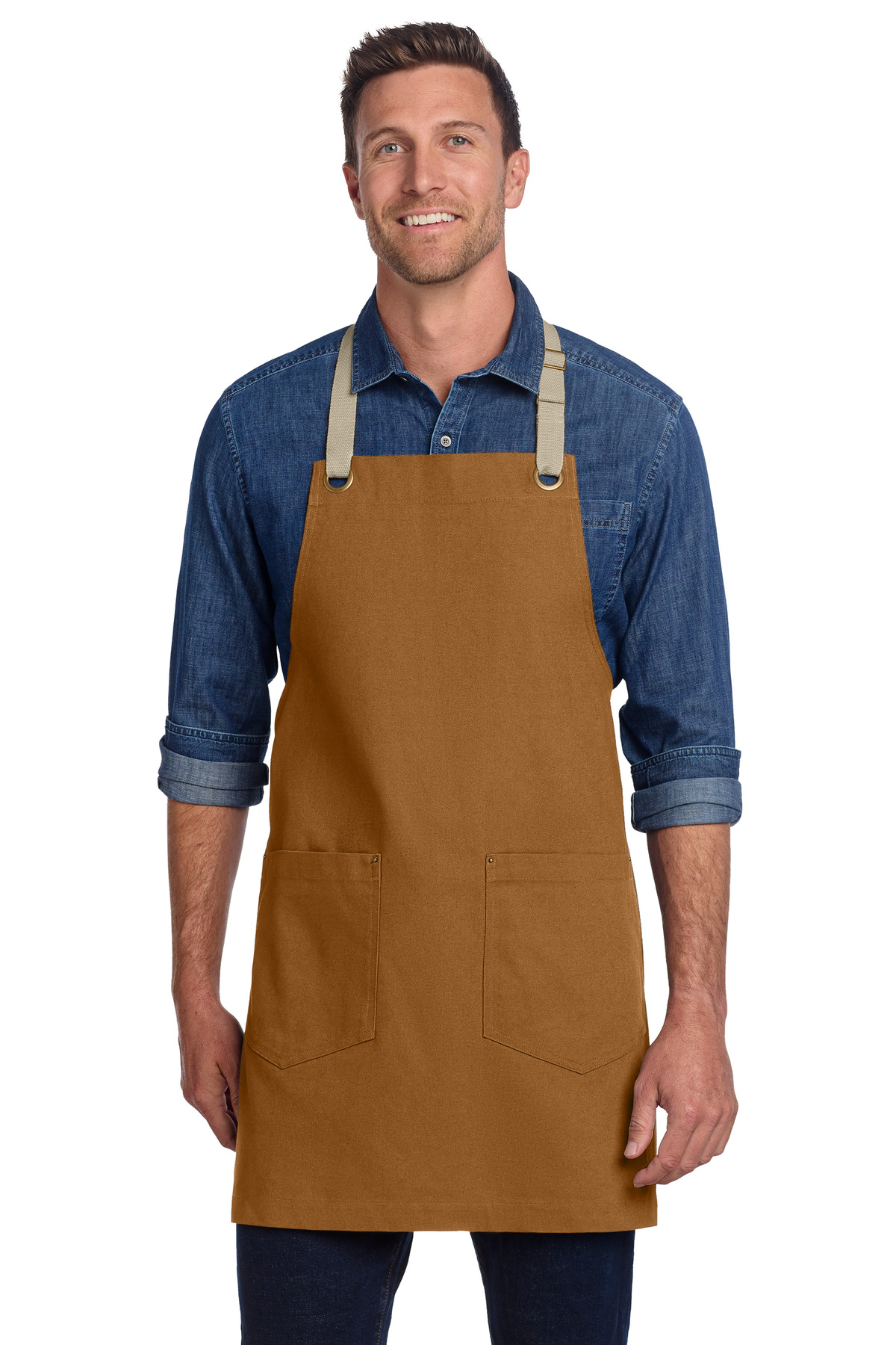 Port Authority Canvas Full-Length Two-Pocket Apron A815
