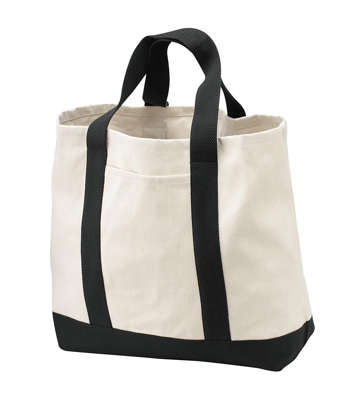 Port Authority - Ideal Twill Two-Tone Shopping Tote. B400