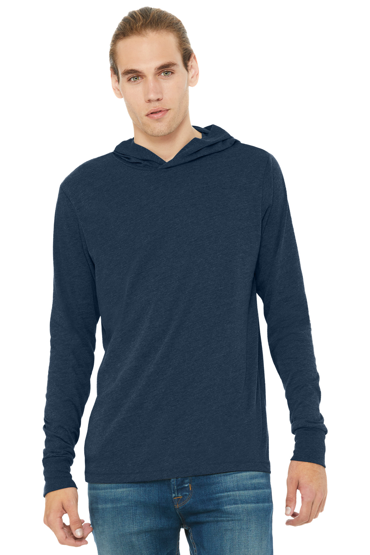 BELLA+CANVAS  Unisex Jersey Long Sleeve Hoodie. BC3512