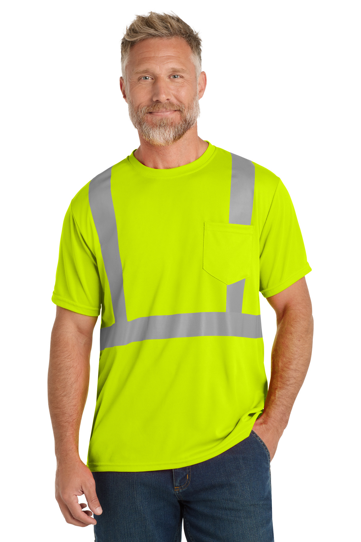 CornerStone  ANSI 107 Class 2 Mesh Tee. CS200