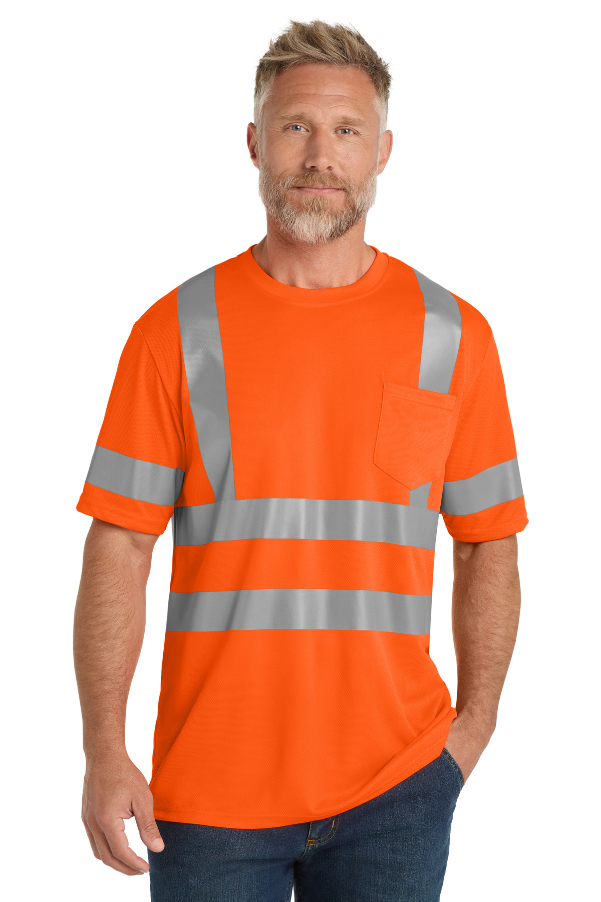 CornerStone  ANSI 107 Class 3 Mesh Tee. CS202