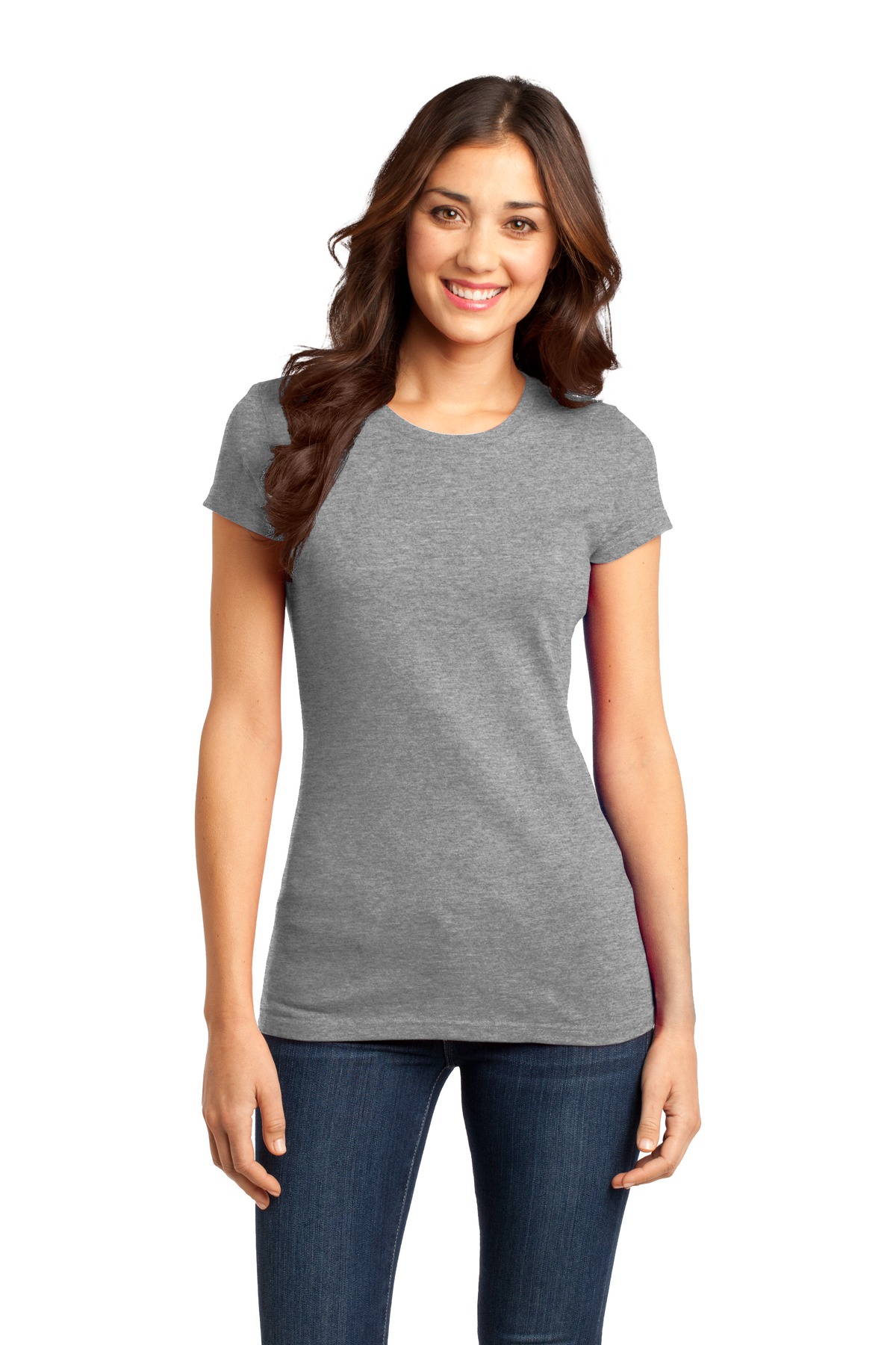 District Women's Fitted Very Important Tee. DT6001