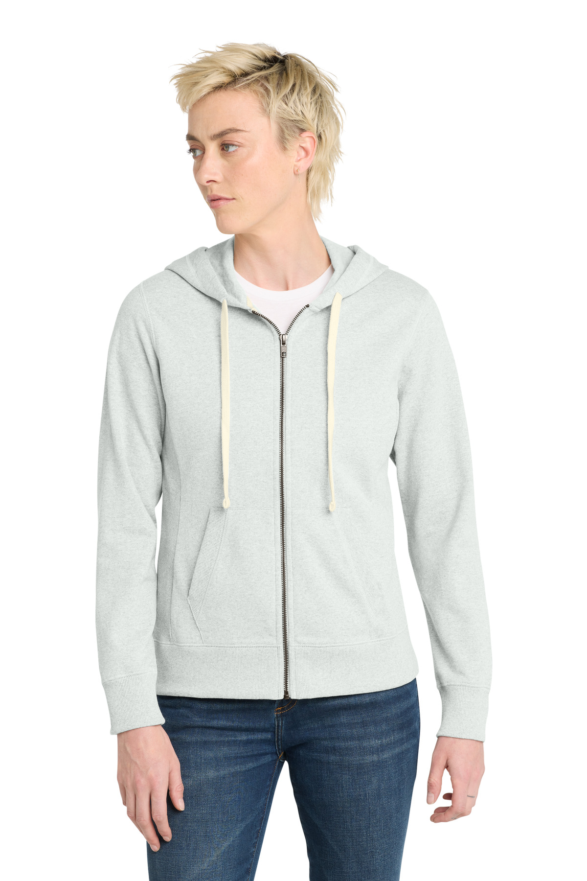 District Women's Re-FleeceFull-Zip Hoodie DT8103