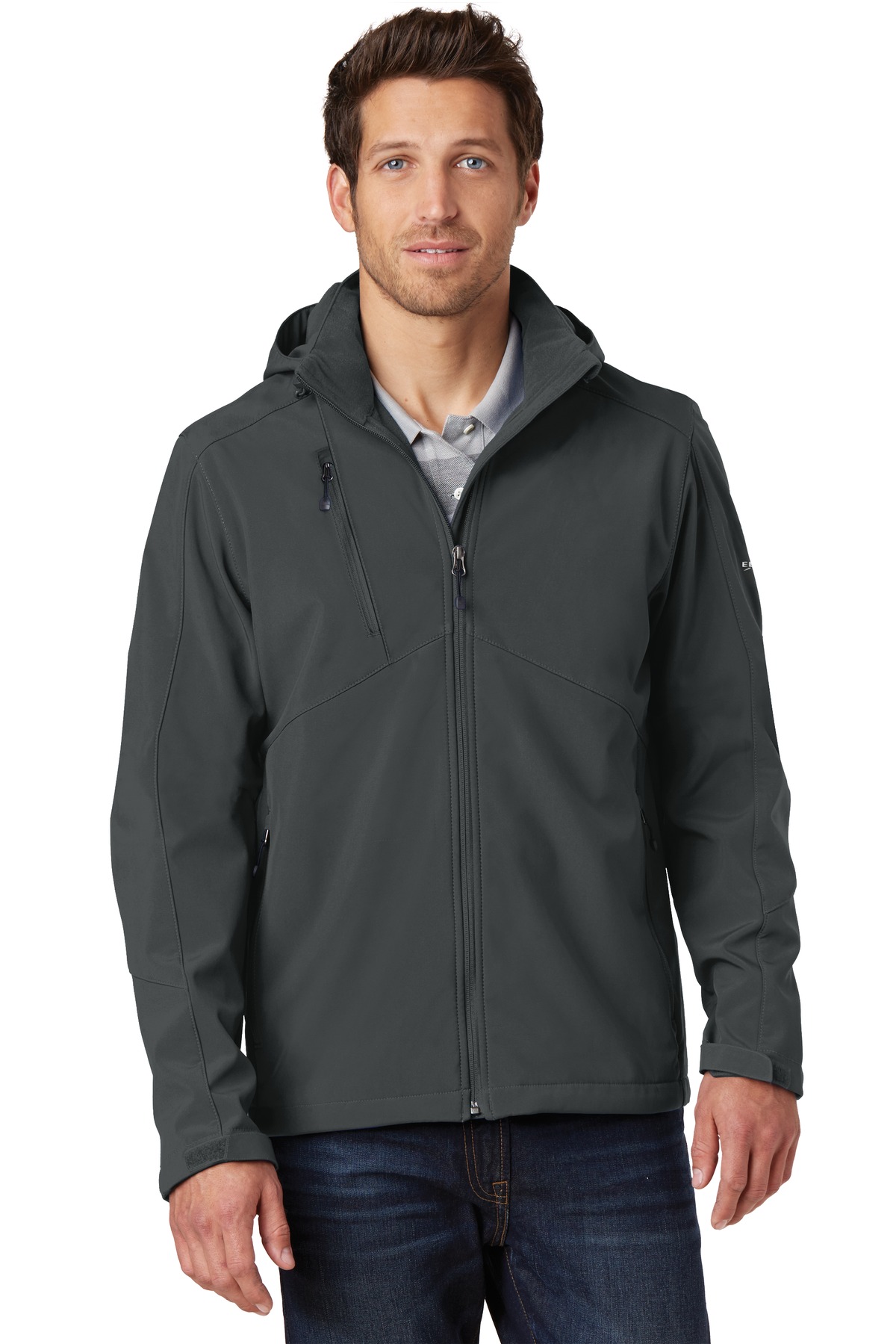 Eddie Bauer Hooded Soft Shell Parka. EB536