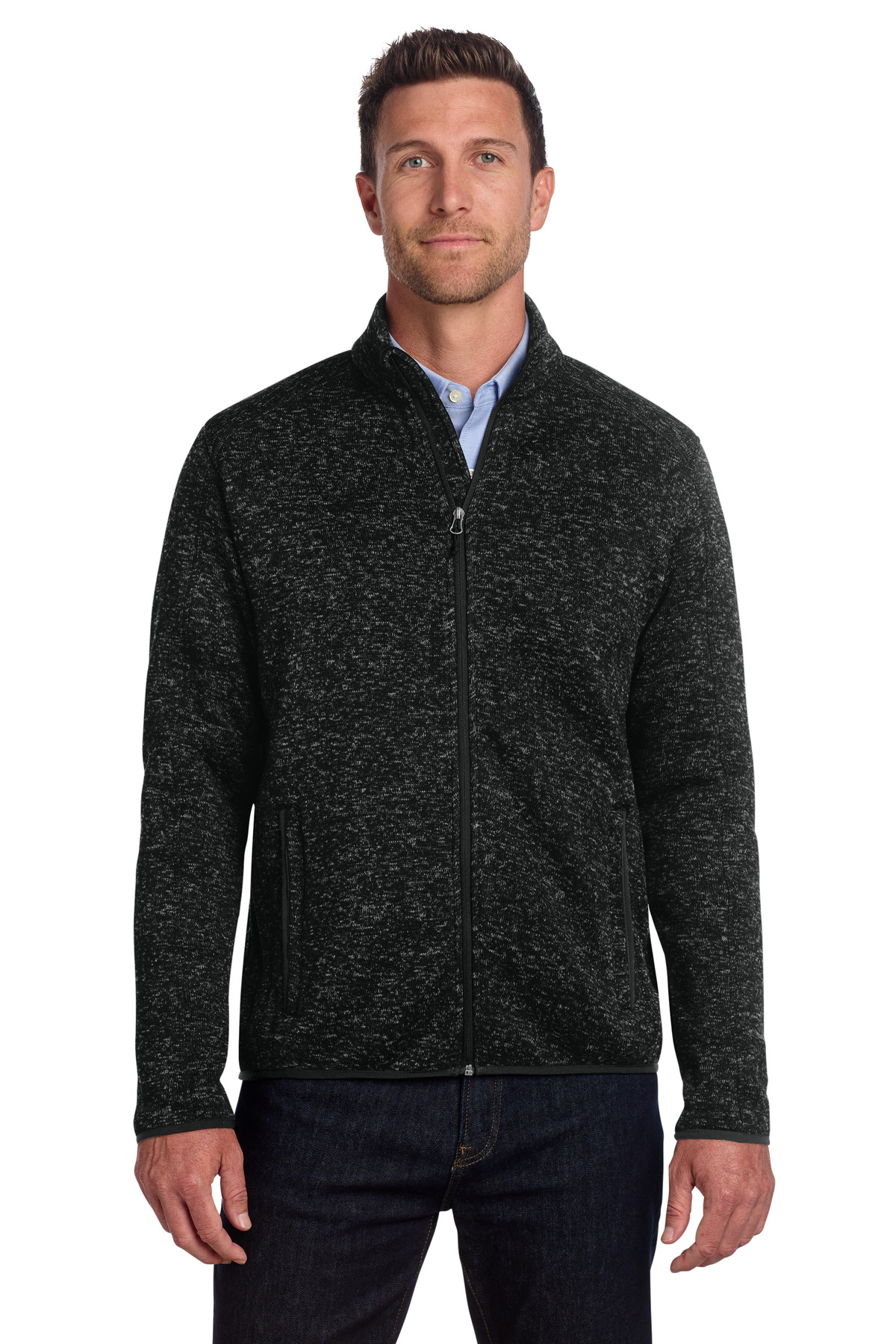 Port Authority Sweater Fleece Jacket. F232