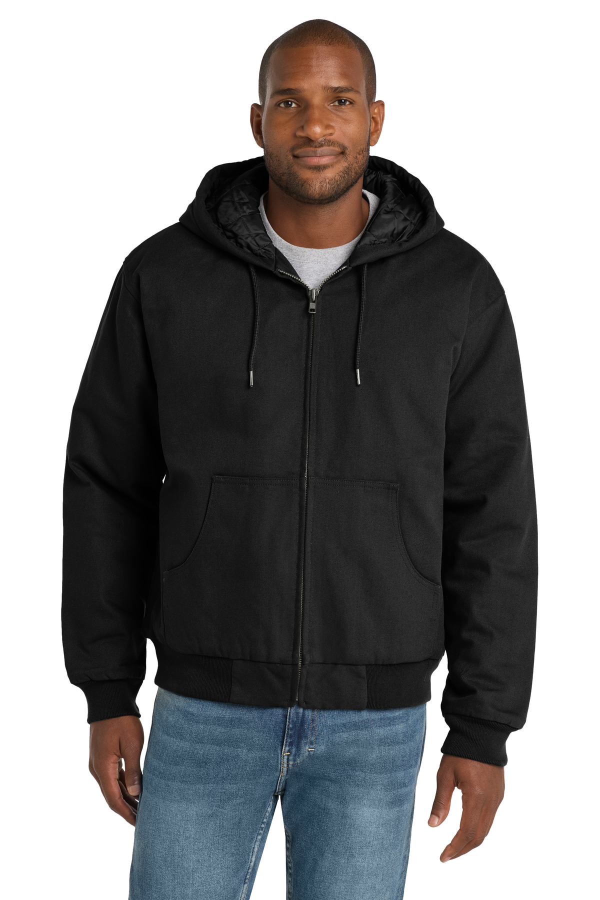 CornerStone - Duck Cloth Hooded Work Jacket. J763H