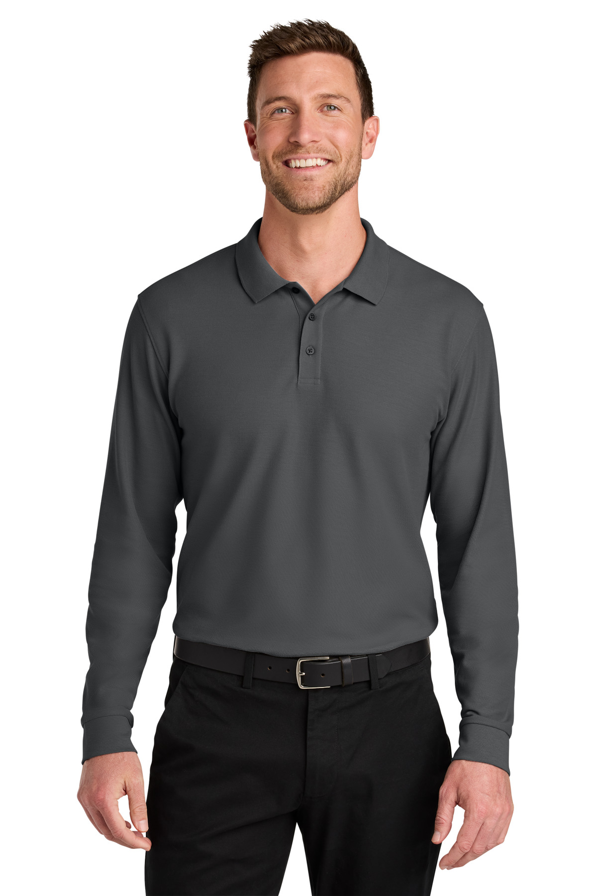 Port Authority Wearever Signature Pique Long Sleeve Polo K200LS