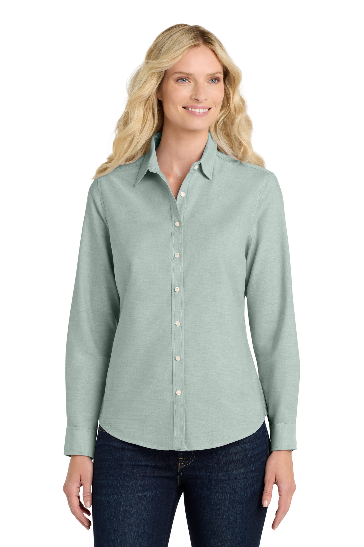 Port Authority Women's SuperPro Oxford Shirt. L658