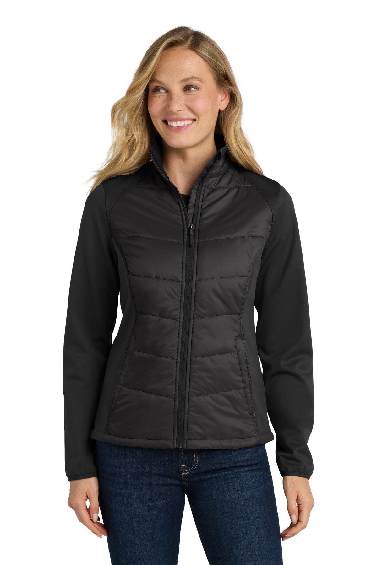 Port Authority Women's Hybrid Soft Shell Jacket. L787