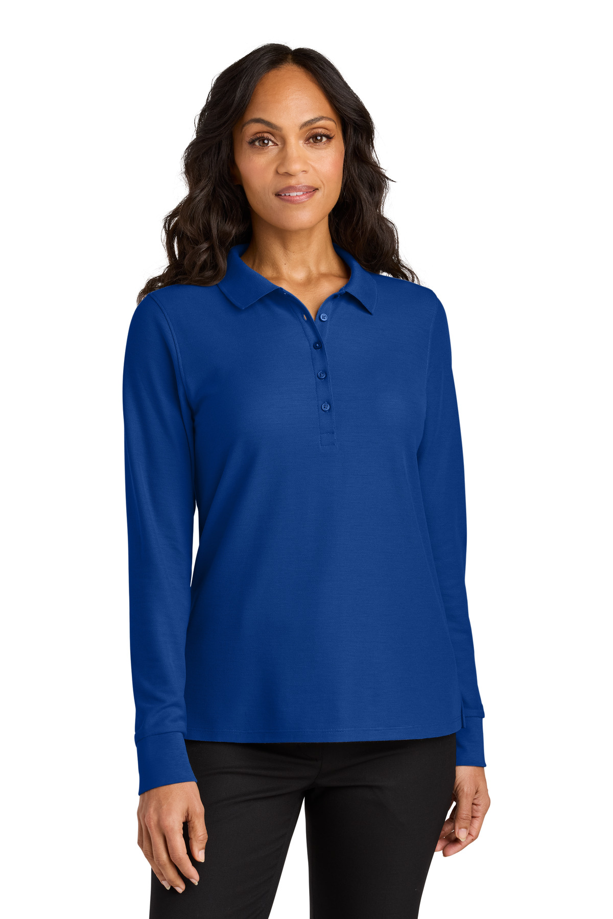 Port Authority Women's Wearever Signature Pique Long Sleeve Polo LK200LS