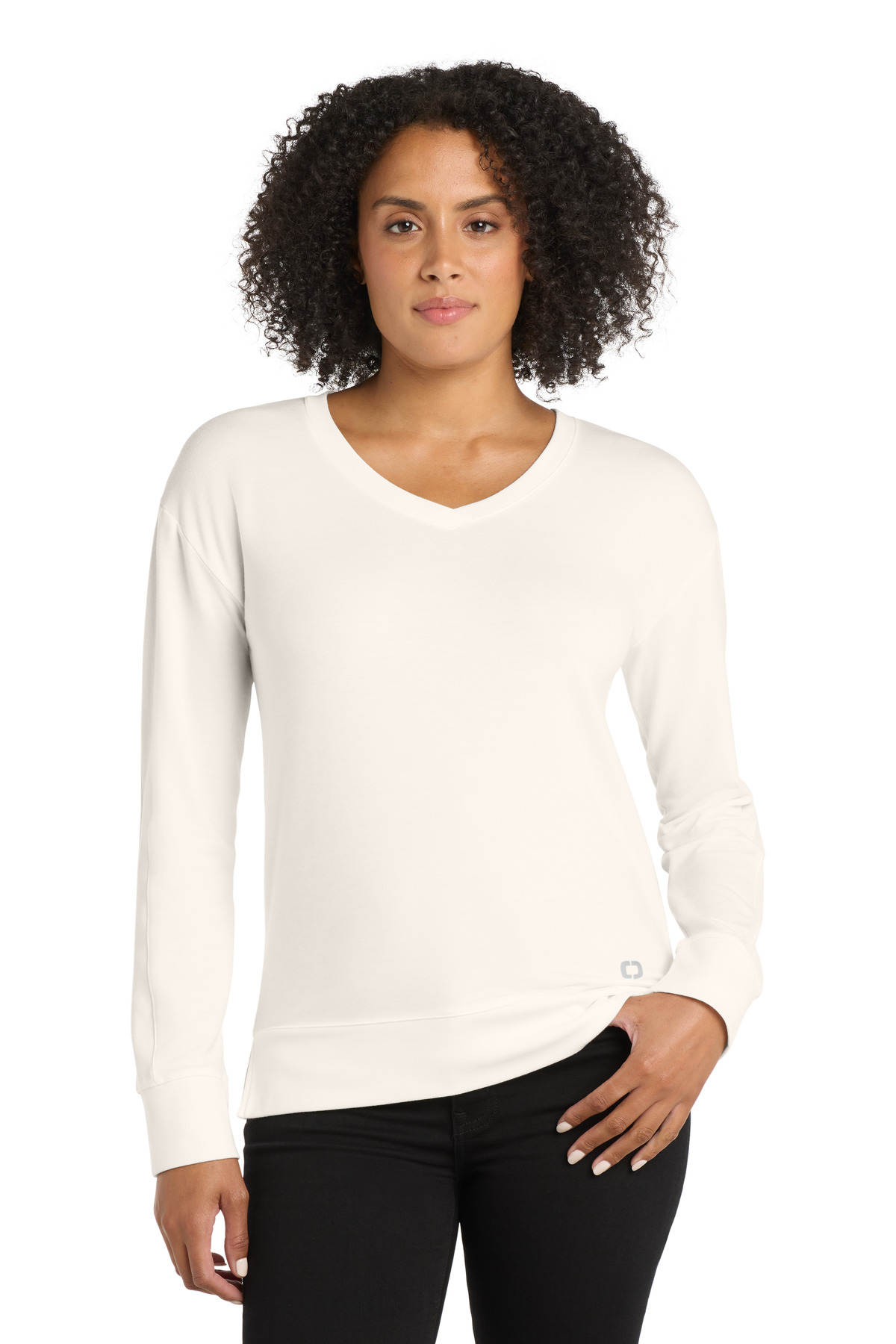 OGIO Women's Luuma Flex Long Sleeve V-Neck LOG825
