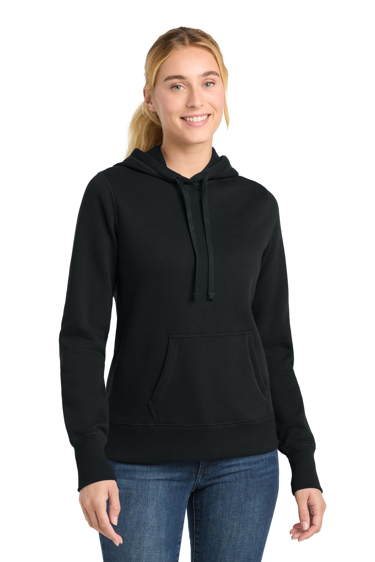 Sport-Tek Women's Pullover Hooded Sweatshirt. LST254