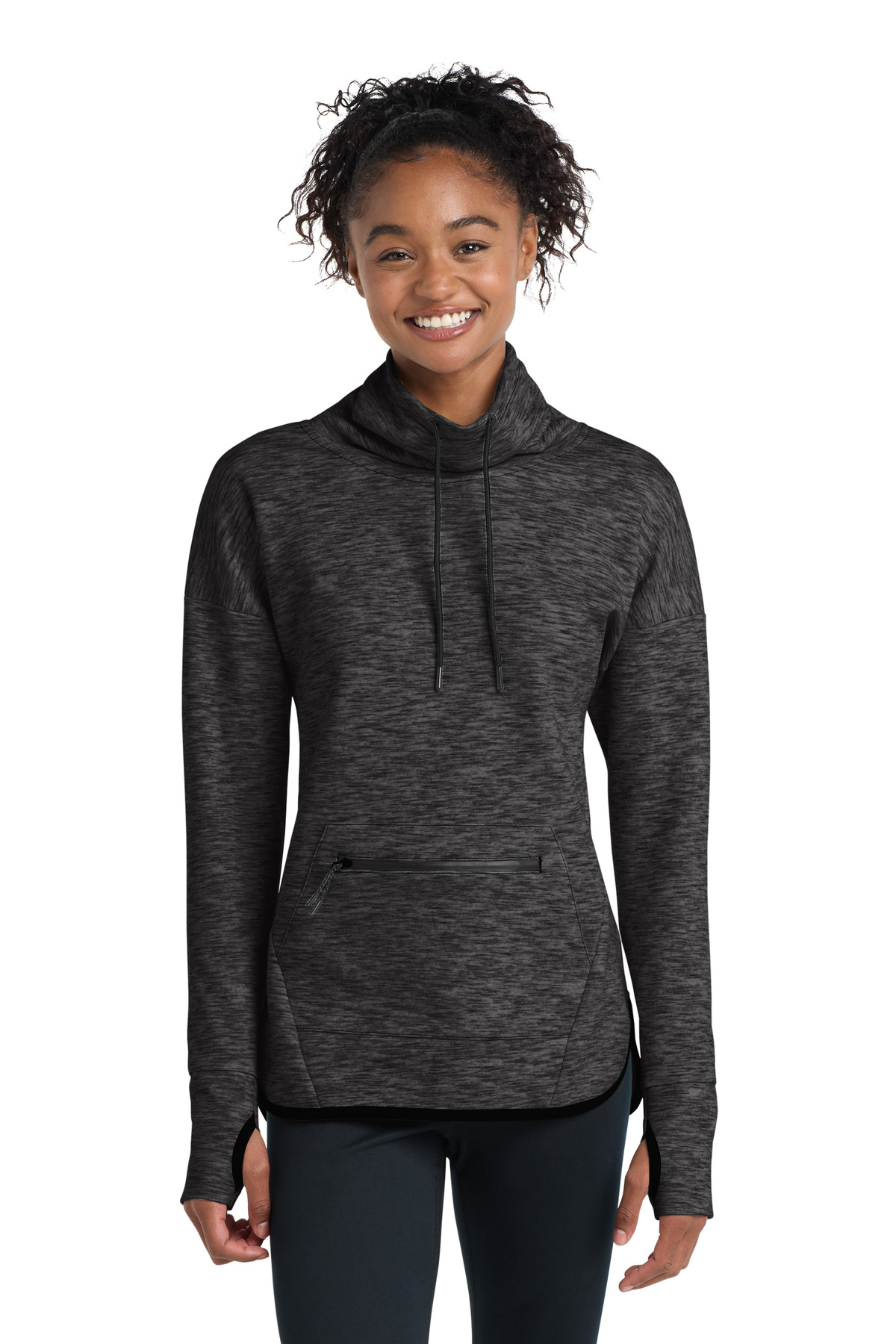 Sport-Tek Women's Triumph Cowl Neck Pullover LST280