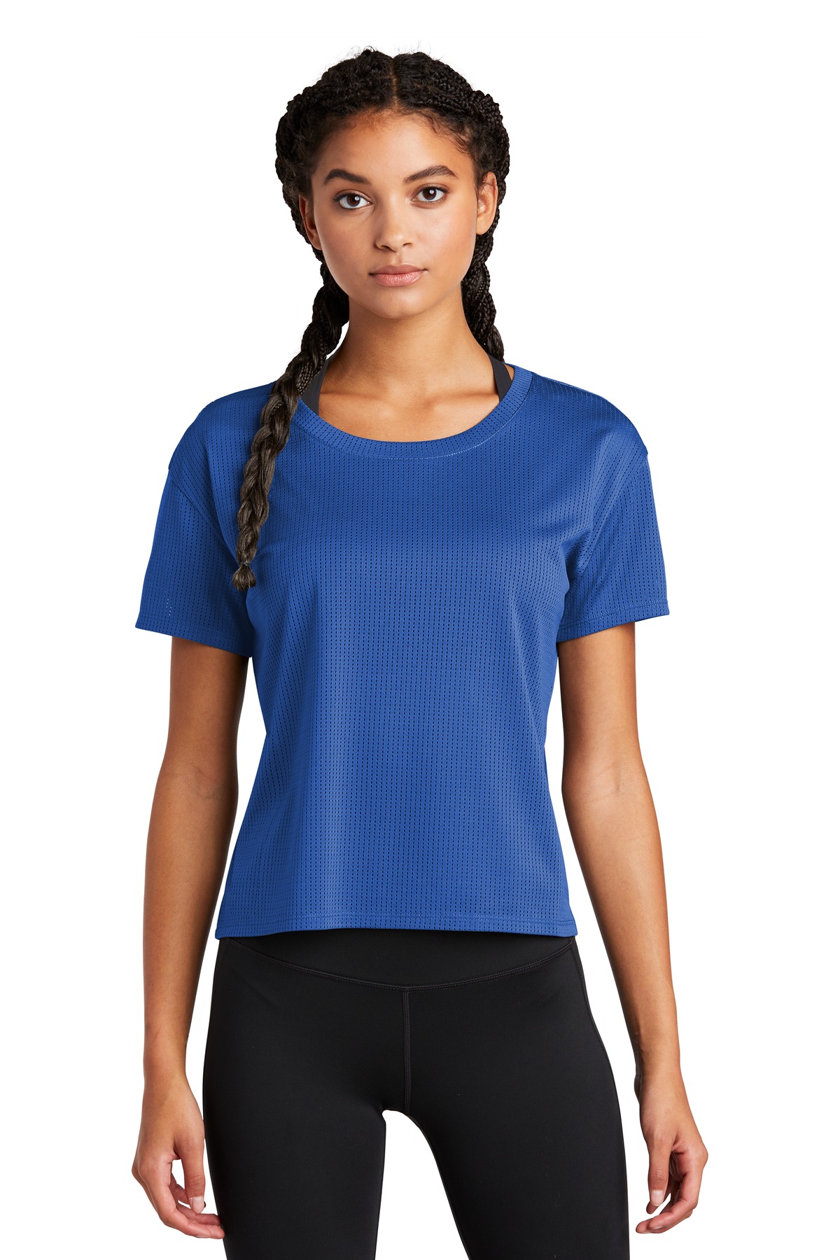Sport-Tek  Women's PosiCharge  Draft Crop Tee. LST411