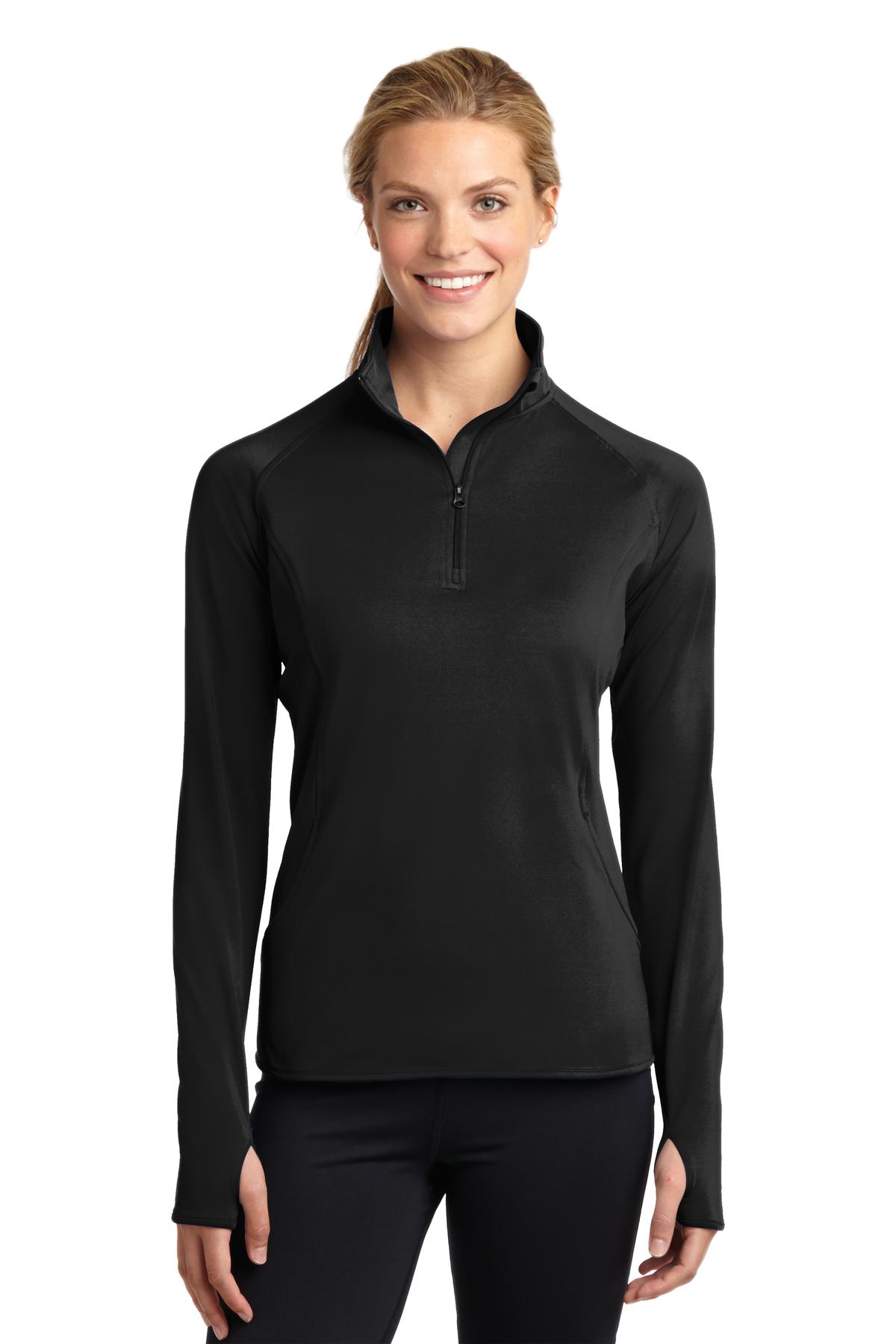 Sport-Tek Women's Sport-Wick Stretch 1/4-Zip Pullover. LST850