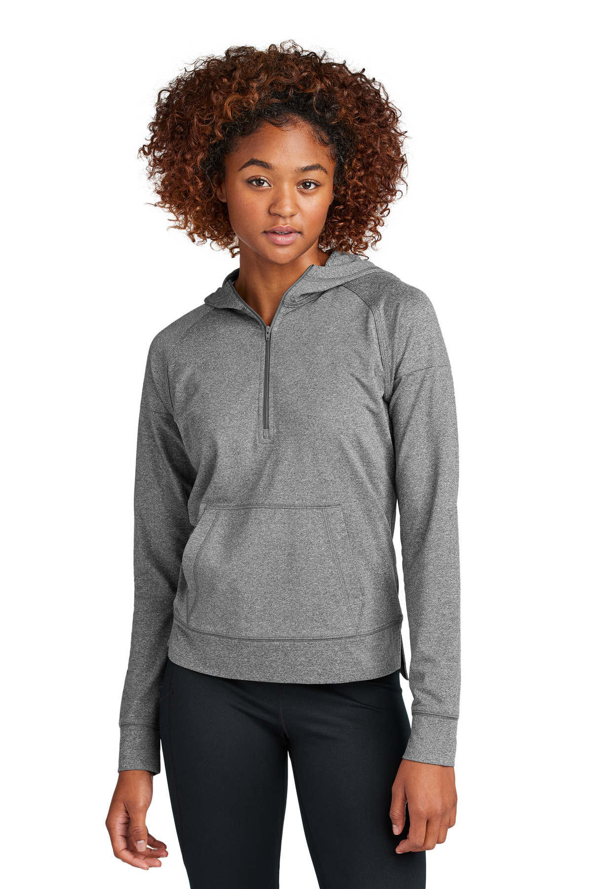 Sport-Tek Women's Sport-Wick Stretch 1/2-Zip Hoodie LST856