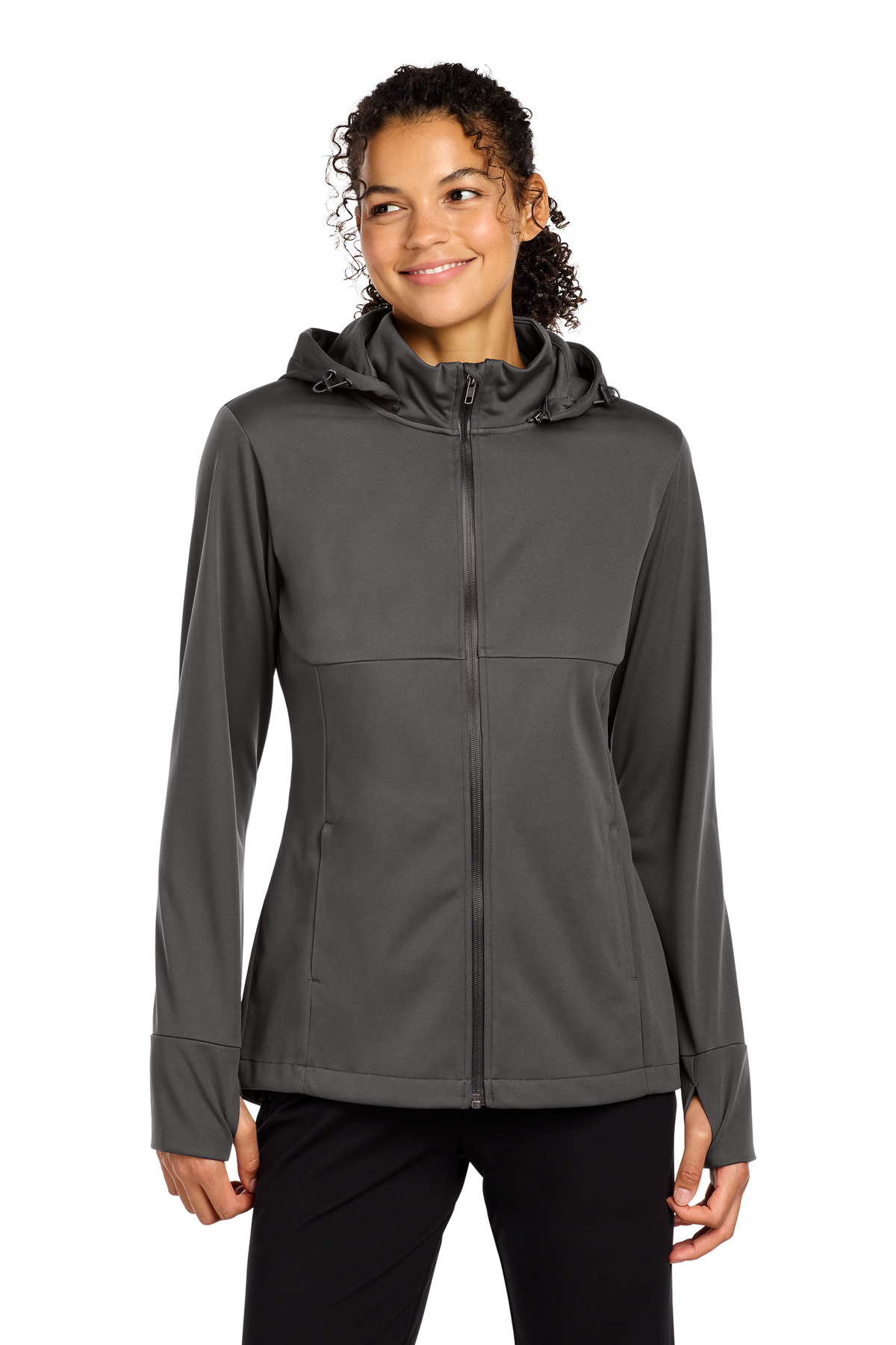 Sport-Tek Women's Hooded Soft Shell Jacket LST980
