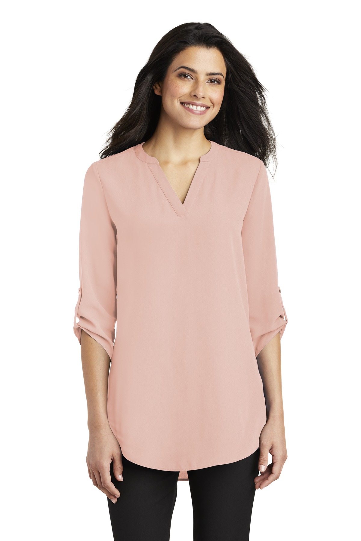 Port Authority Women's 3/4-Sleeve Tunic Blouse. LW701