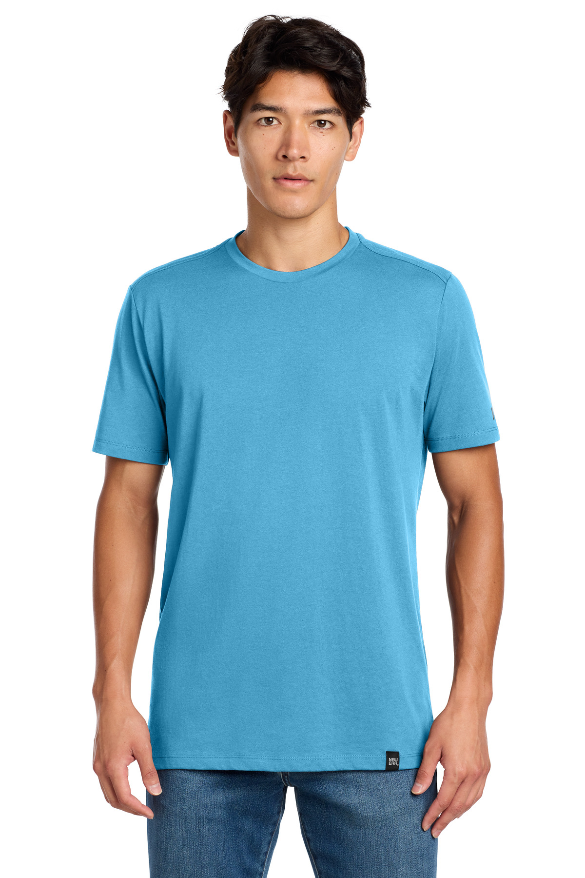 New Era  Heritage Blend Crew Tee. NEA100