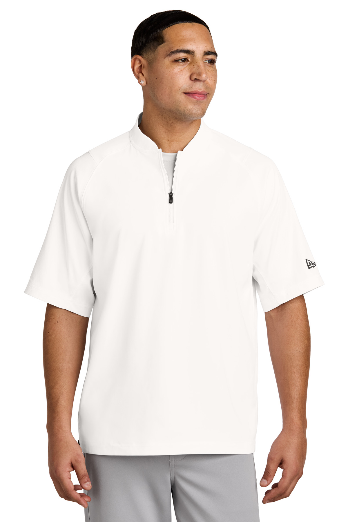 New Era  Cage Short Sleeve 1/4-Zip Jacket. NEA600