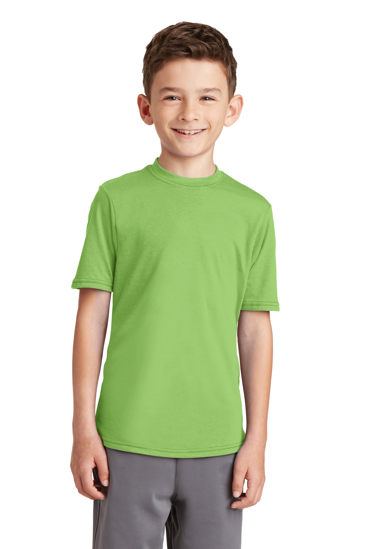 Port & Co Youth Performance Blend Tee. PC381Y
