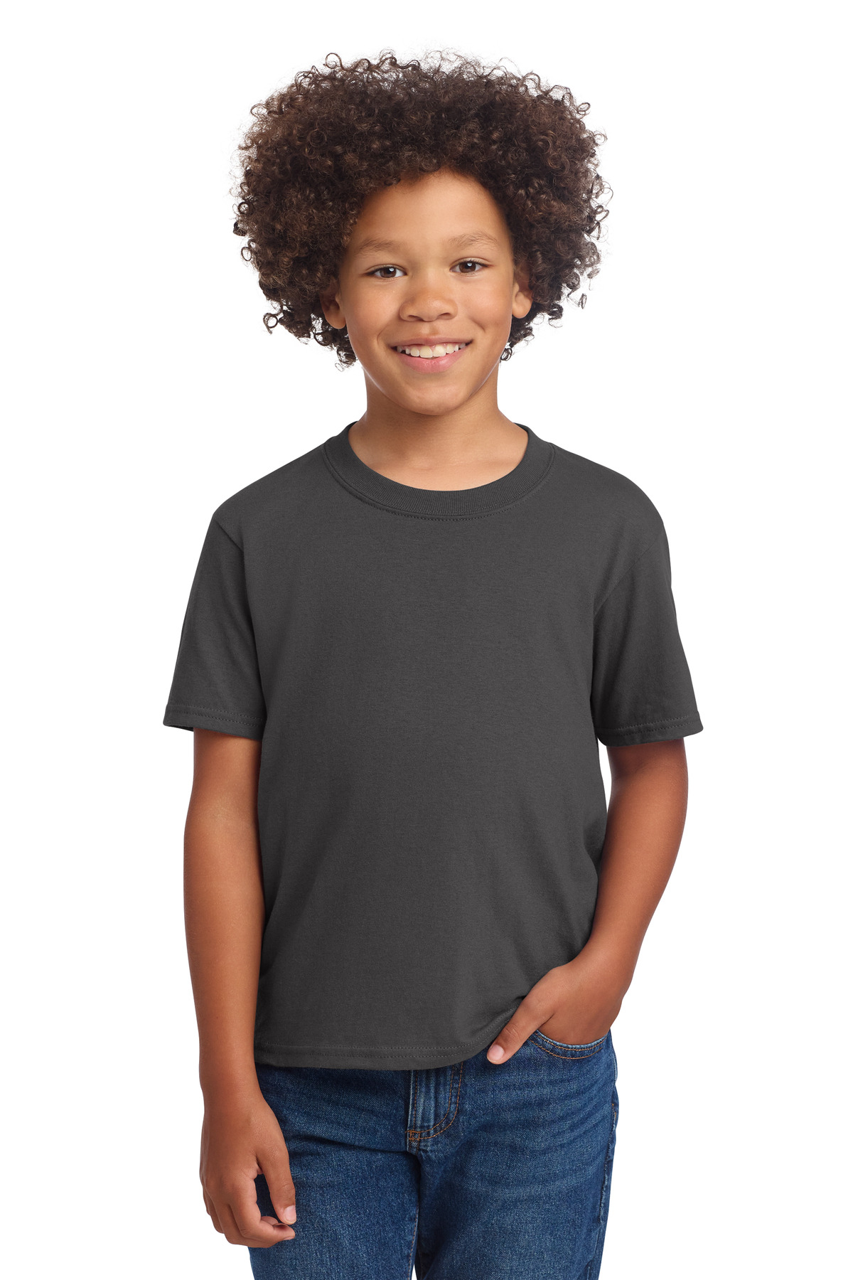 Port & Co Youth Core Cotton DTG Tee PC54YDTG