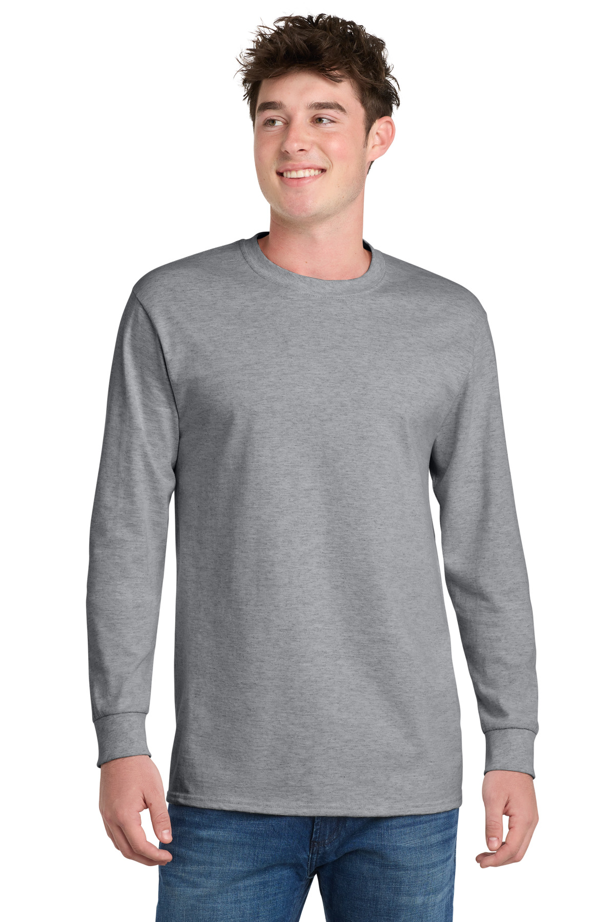 Port & Co Long Sleeve Essential Tee. PC61LS
