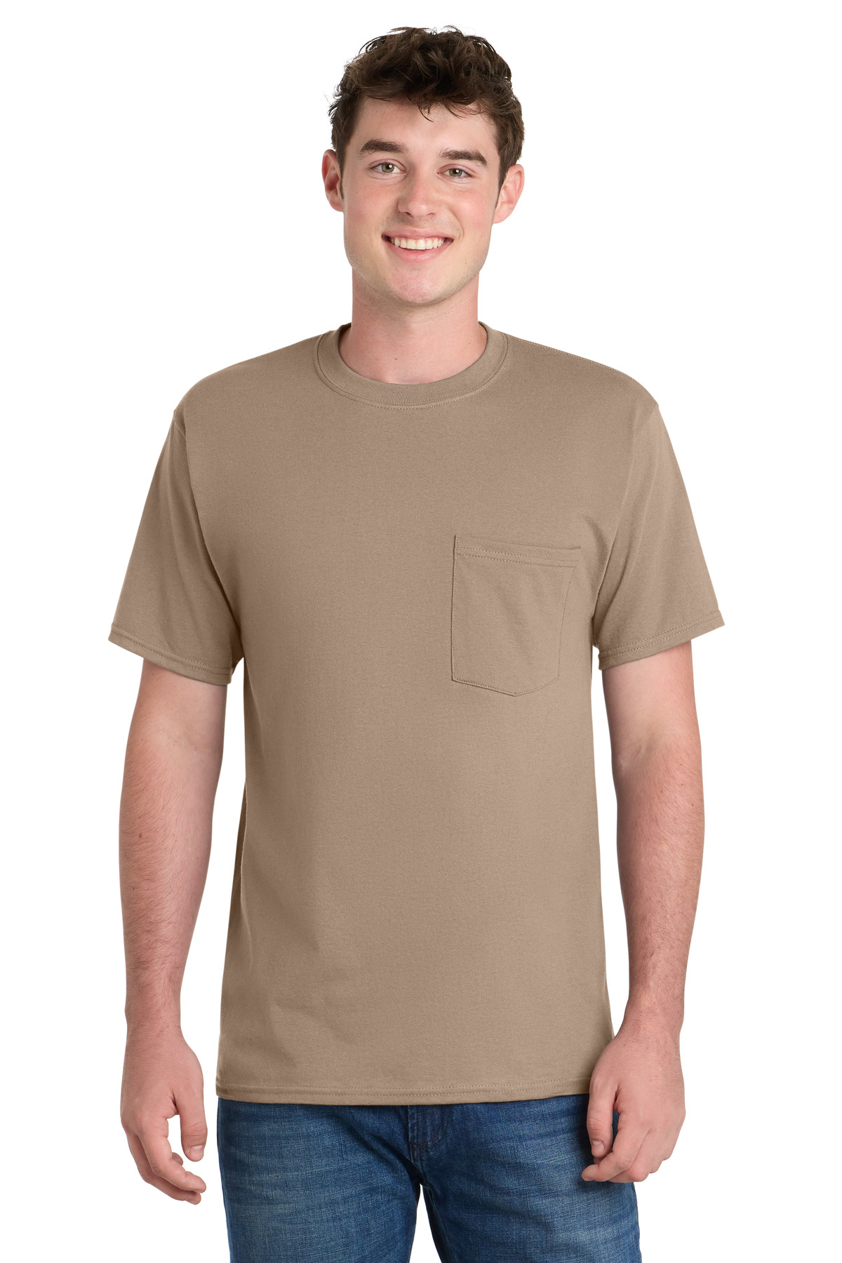 Port & Co Tall Essential Pocket Tee. PC61PT