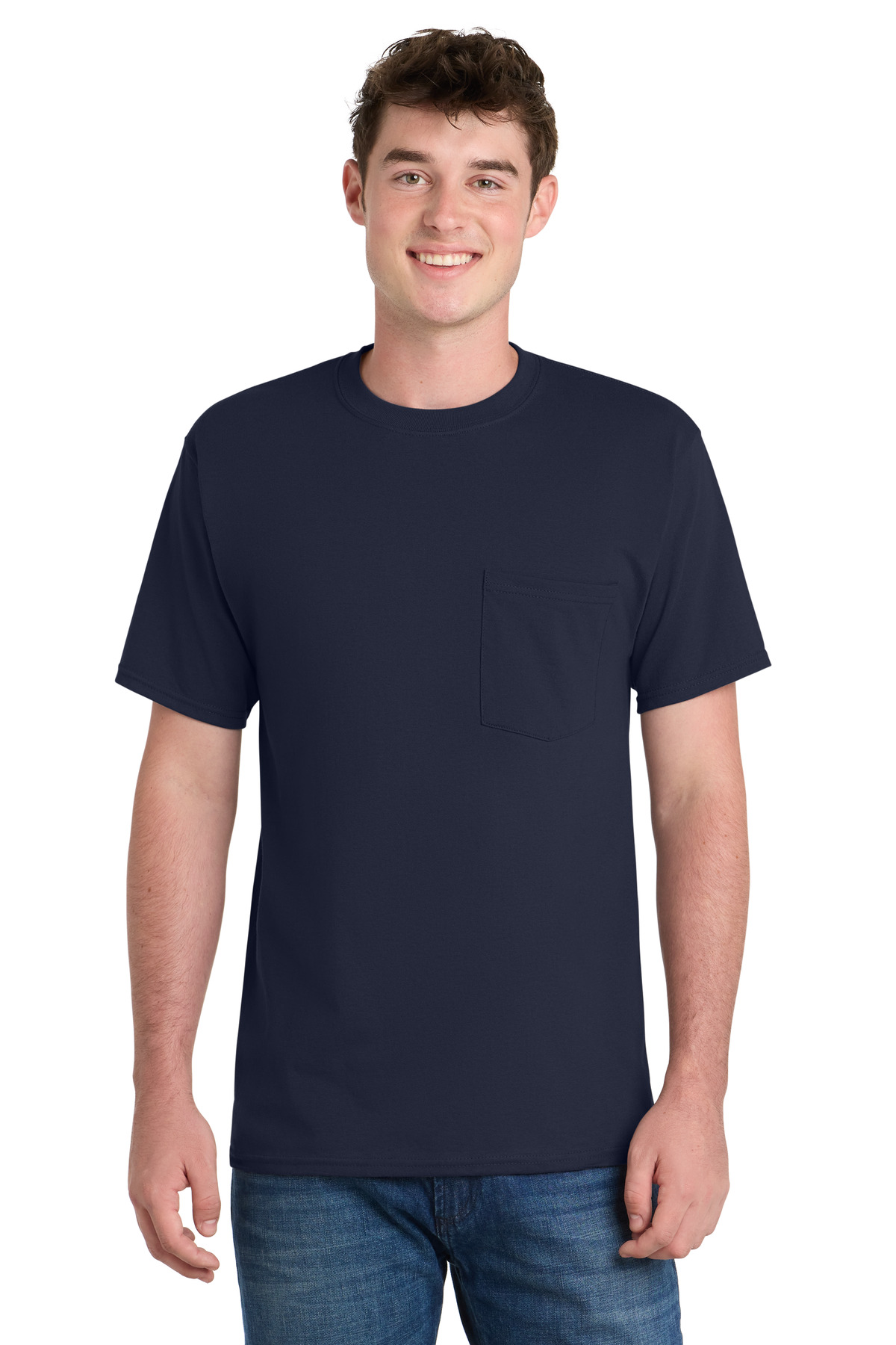 Port & Co Essential Pocket Tee. PC61P