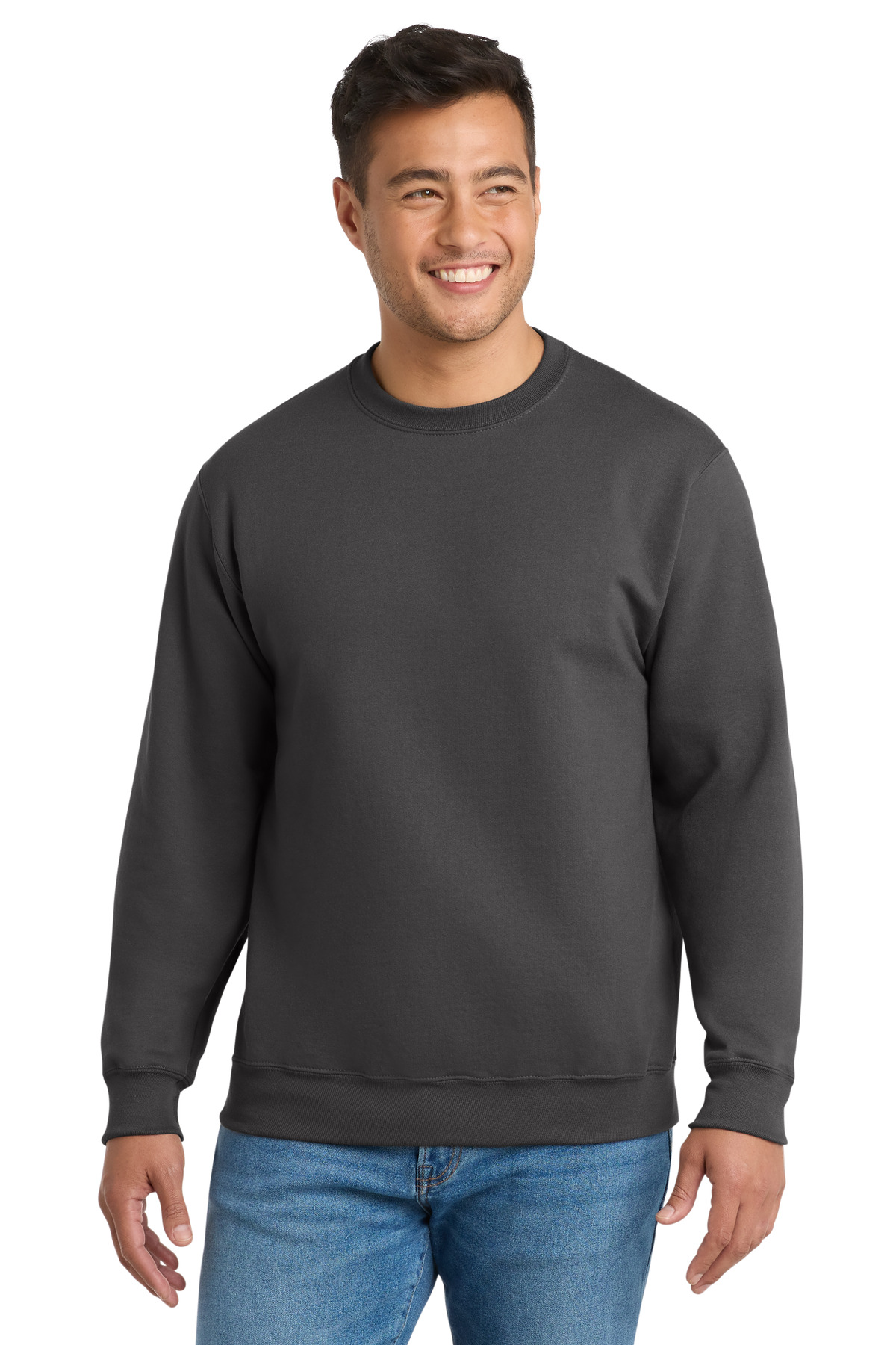 Port & Co Tall Essential Fleece Crewneck Sweatshirt. PC90T