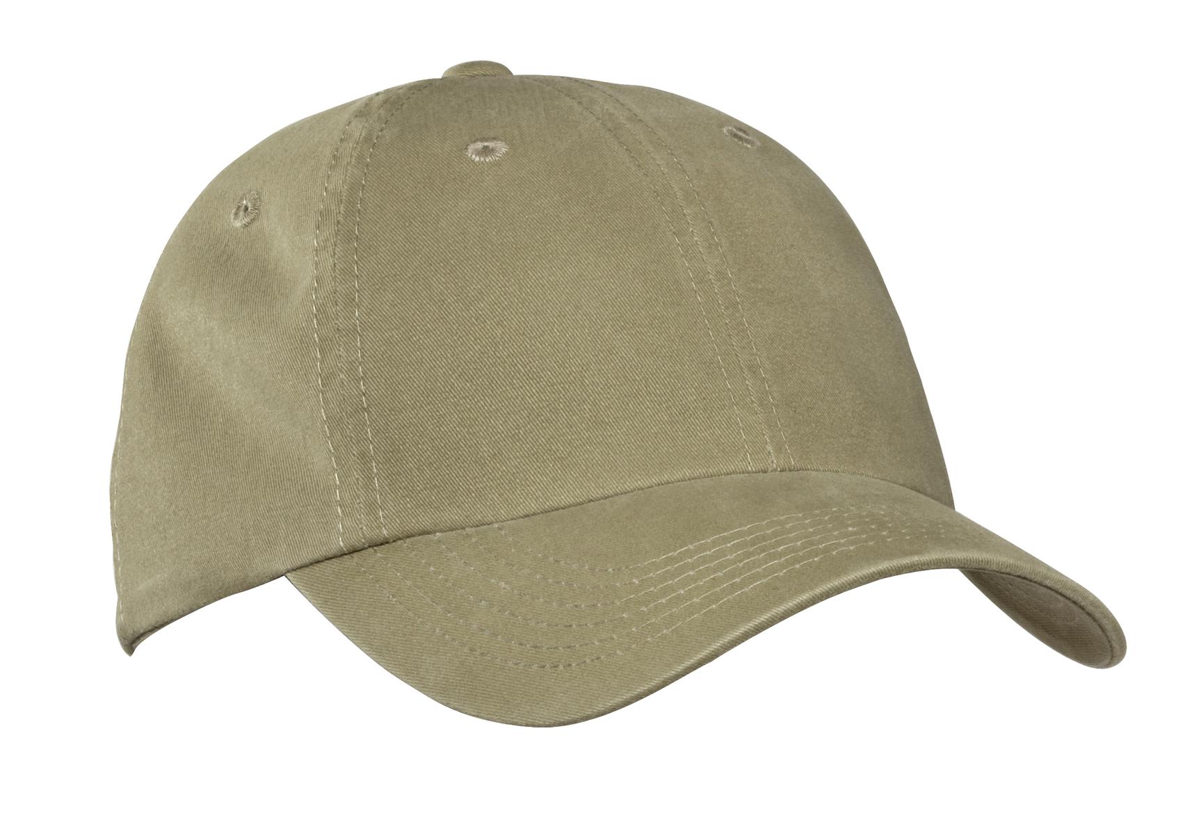 Port Authority Garment-Washed Cap. PWU