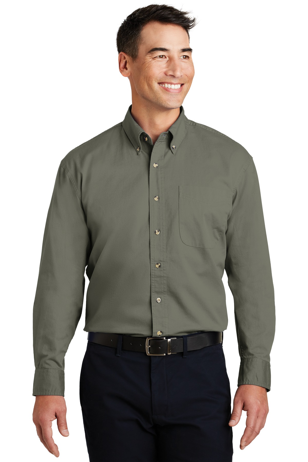 Port Authority Long Sleeve Twill Shirt.  S600T