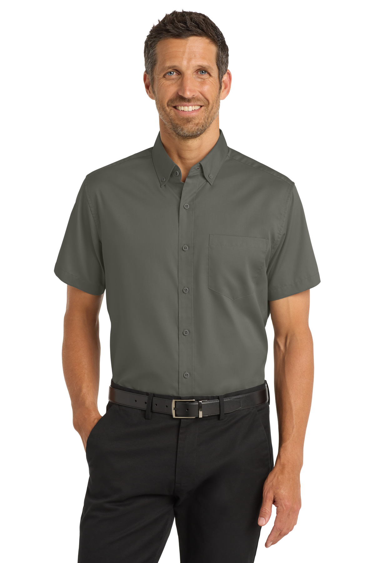 Port Authority Short Sleeve SuperPro Twill Shirt. S664