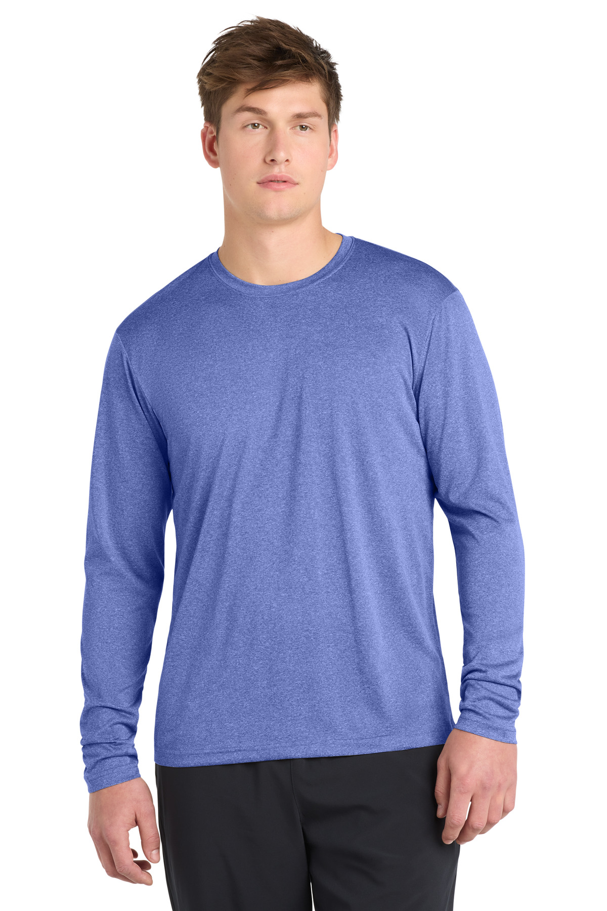 Sport-Tek Long Sleeve Heather Contender Tee. ST360LS