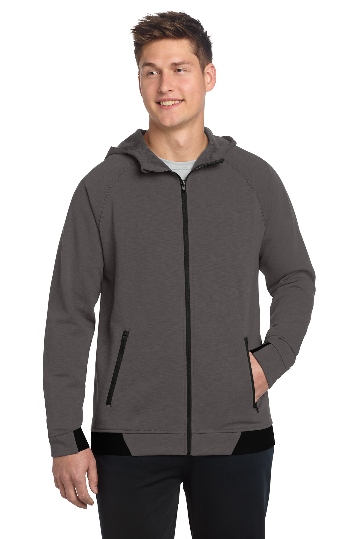 Sport-Tek PosiCharge Strive Hooded Full-Zip ST570