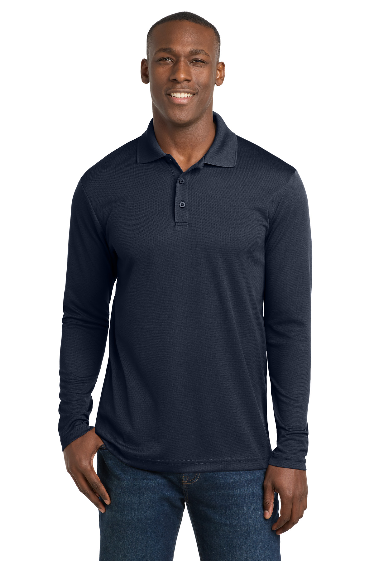 Sport-Tek PosiCharge RacerMesh Long Sleeve Polo. ST640LS