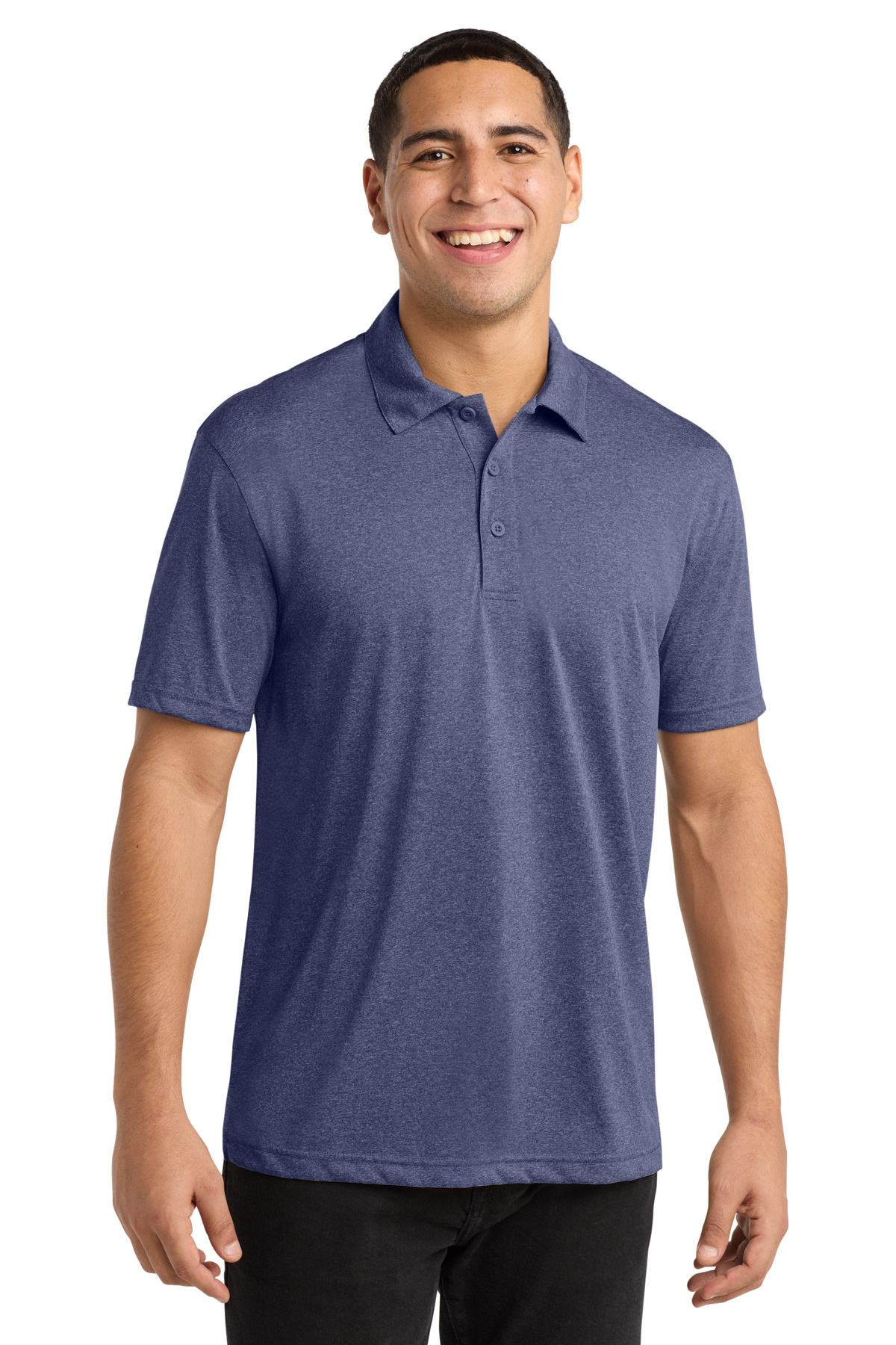 Sport-Tek Heather Contender Polo. ST660