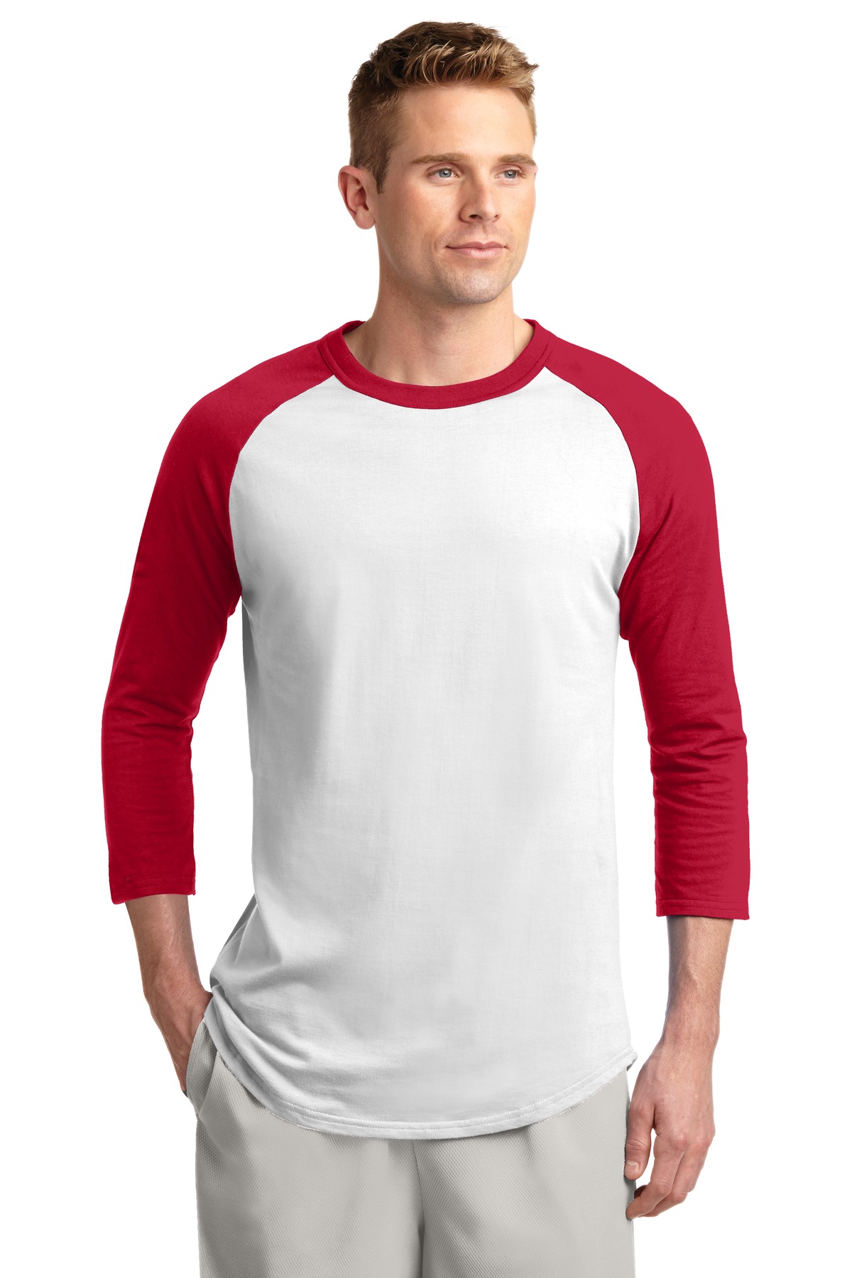 Sport-Tek Colorblock Raglan Jersey. T200