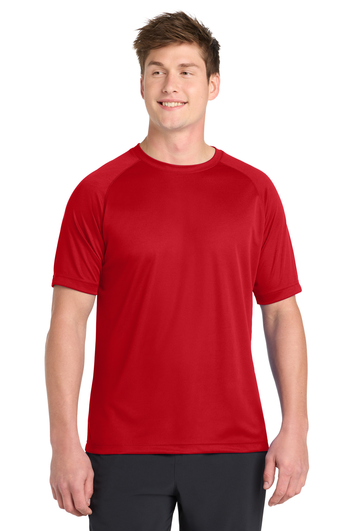 Sport-Tek Dry Zone Short Sleeve Raglan T-Shirt. T473