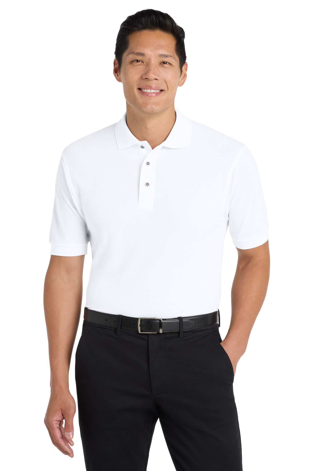 Port Authority Tall Silk Touch Polo.  TLK500