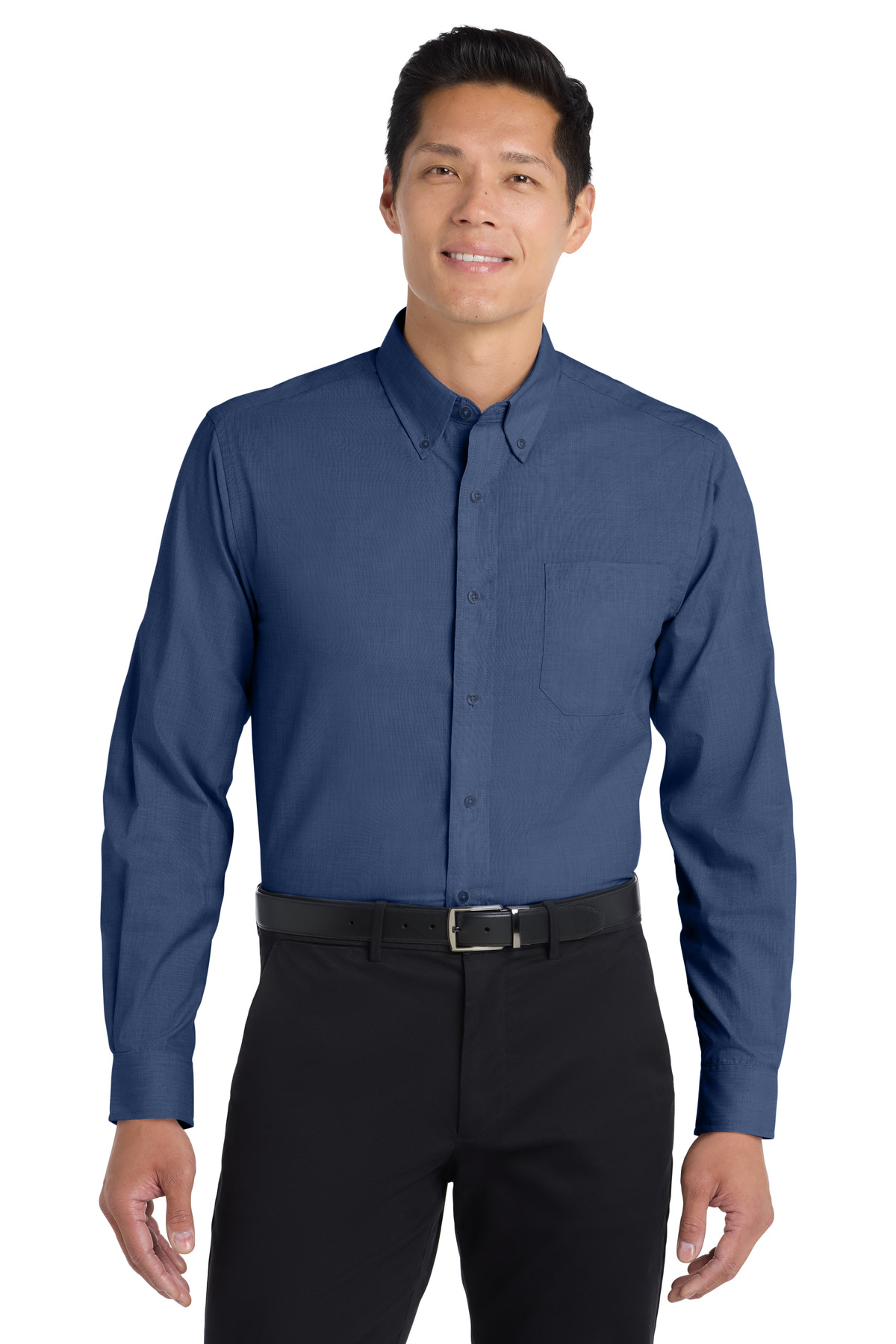 Port Authority Tall Crosshatch Easy Care Shirt. TLS640
