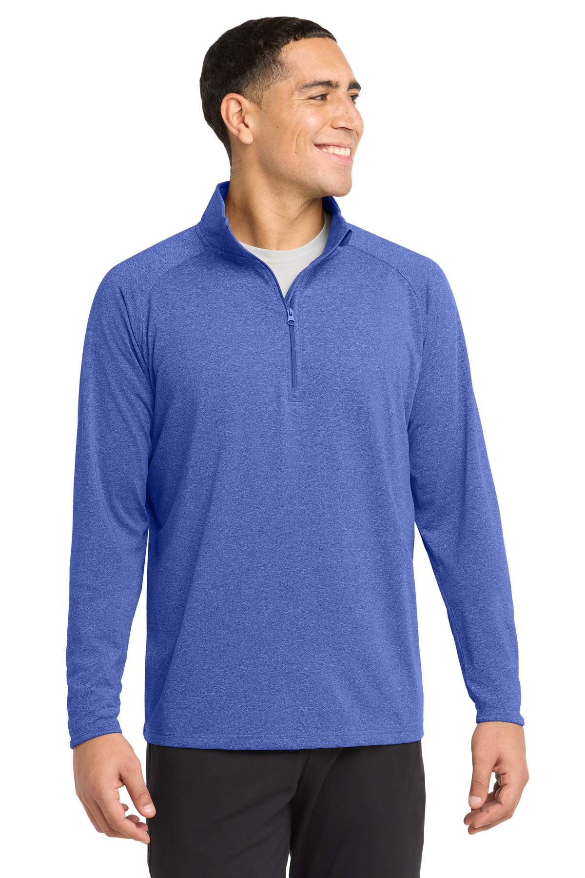 Sport-Tek Tall Sport-Wick Stretch 1/4-Zip Pullover. TST850