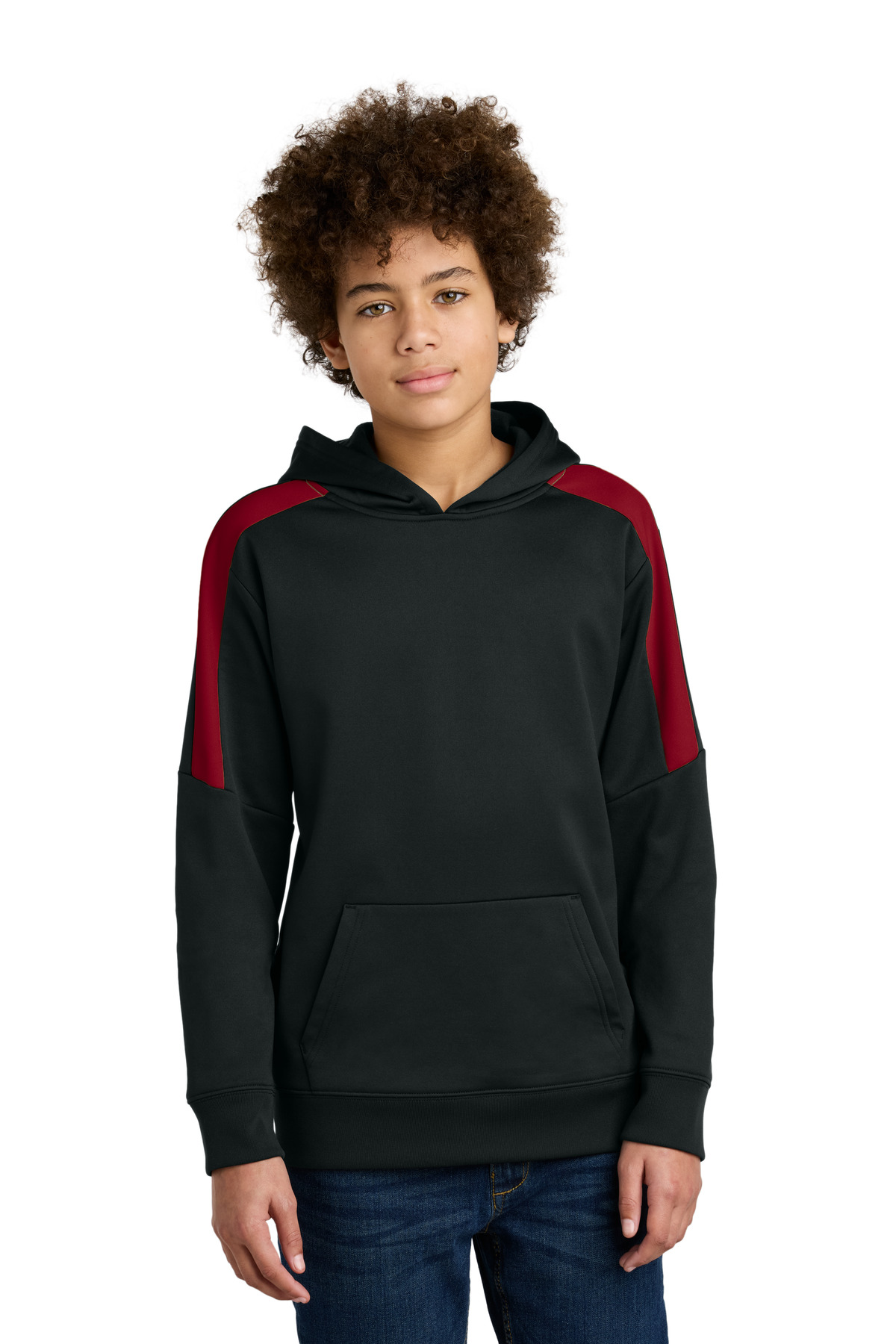 Sport-Tek Youth Sport-Wick Fleece United Pullover Hoodie YST255