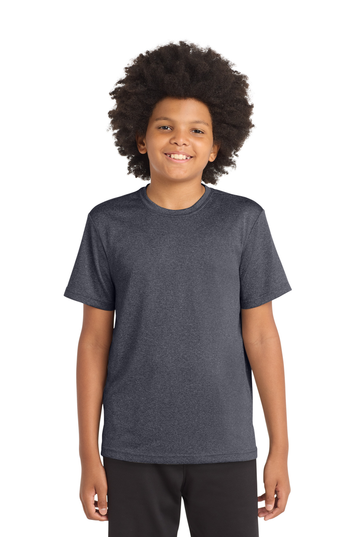 Sport-Tek Youth Heather Contender Tee. YST360